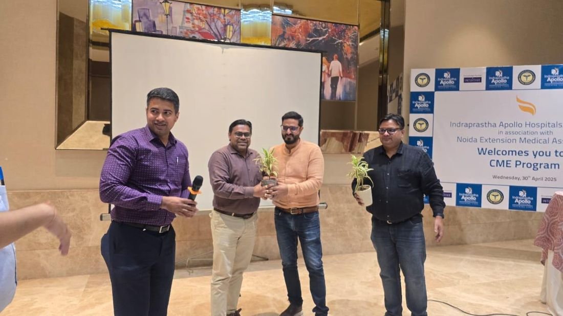 Dr. Vishal Gupta at a continuing medical education programme